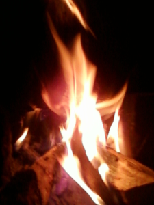 fire burning